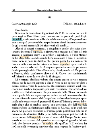 Lettere di Luigi Vanvitelli