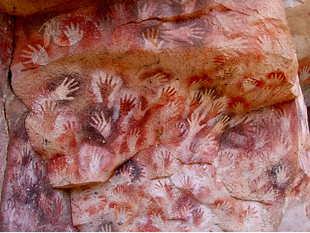 Prehistoric Art: 2.5 million BCE to 800 BCE - Cueva de las Manos