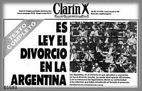 Se aprueba la ley de divorcio