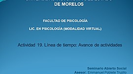 Timeline: Avance de actividades