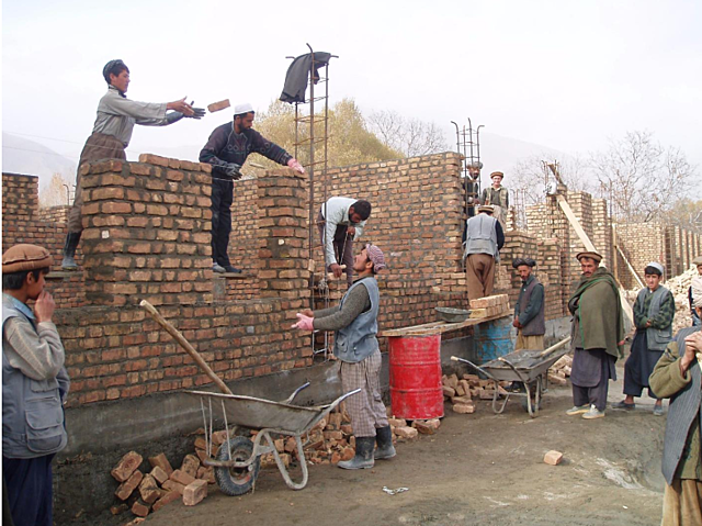 Baba finishes the orphanage