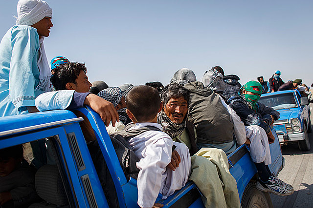 Afghans Flee