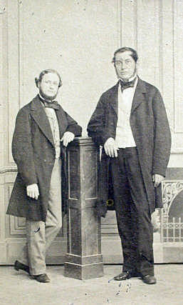 Gustav Robert Kirchoff y Robert Wilhem Eberhard Von Bunsen
