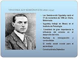 LEV VIGOTSKY (1896-1934)