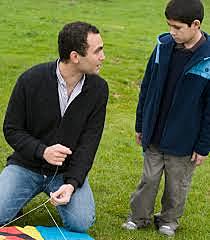 Amir Flies a Kite With Sohrab
