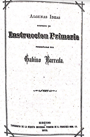 Carta de Gabino Barreda