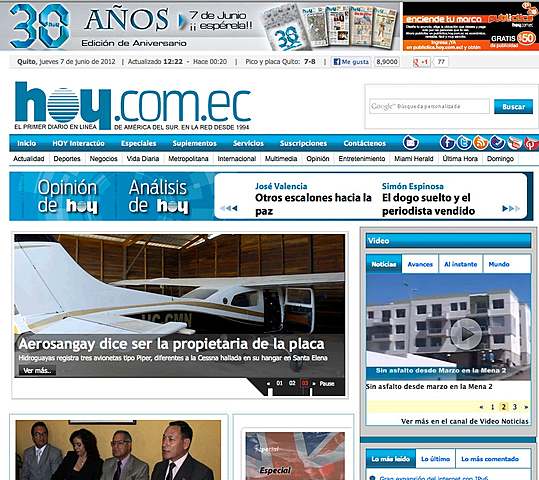EL Primer Medio Digital del Ecuador Diario Hoy