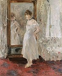 El espejo psiqué | Berthe Morisot