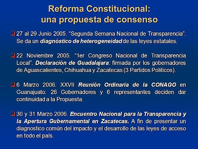 Primer Congreso Nacional de Transparencia