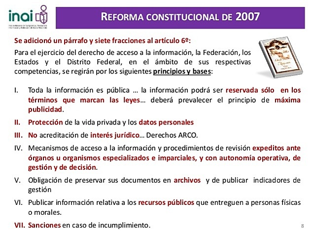 Modificación en la Constitución para incluir al DAI