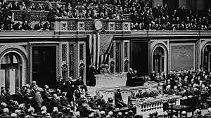 (US) Wilson asks for Declaration of War