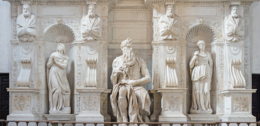 Moisés, un imponente profeta