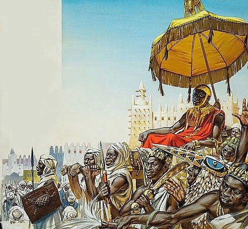Mansa Musa makes pilgrmage to Mecca