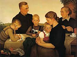Wissel, Adolf  "Familia campesina" de Kahlenberg.