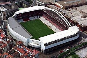 First match of football of the Basque team: