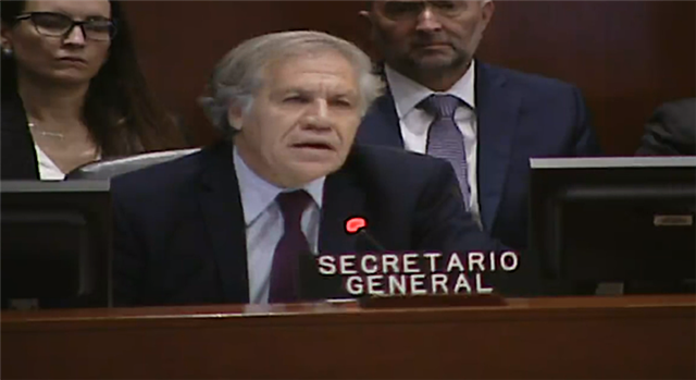 OEA: "El golpe se dio cuando Evo quiso quedarse en el poder en primera vuelta"