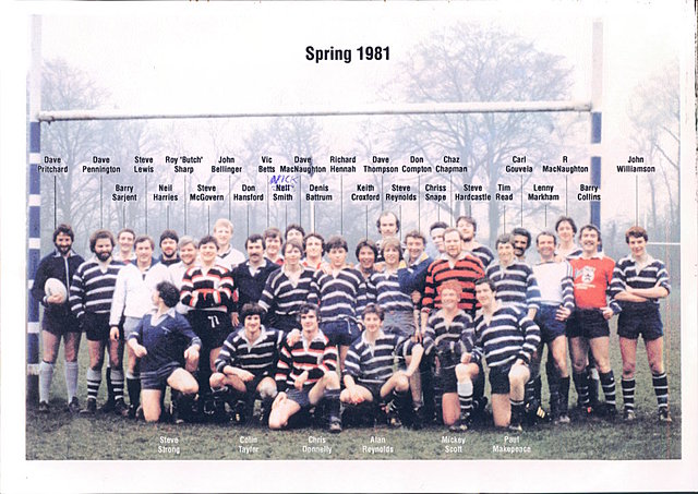 Inter-club game 1981