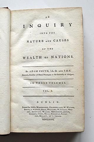 "Inquiry into the Nature and Causes of Wealth of Nations"