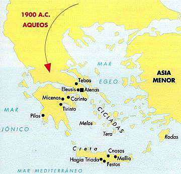 Llegada de los griegos