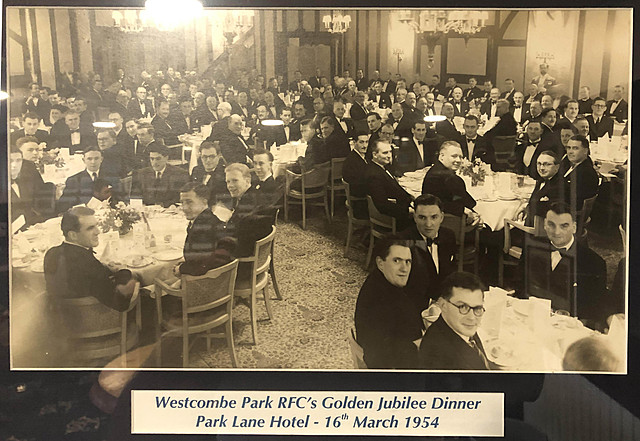WPRFC Golden Jubilee. Park Lane Hotel March 16th 1954