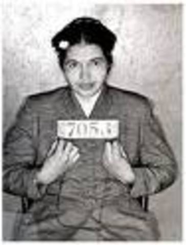 Rosa Parks a black women went to prison