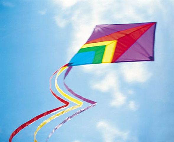 Hassan runs the kite for the last time