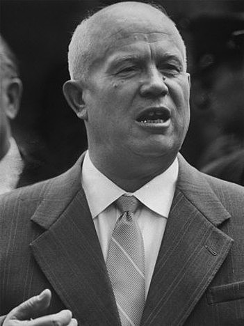 Soviet Premier Nikita Khrushchev agrees to help Afghanistan, and the two countries become close allies.