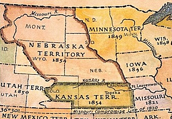 Kansas-Nebraska Act (Economic/ Political) (Red)