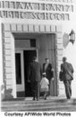 In this day Ruby had her 1st day at Franzt  Elemntary school for Whites ( New Orland USA)