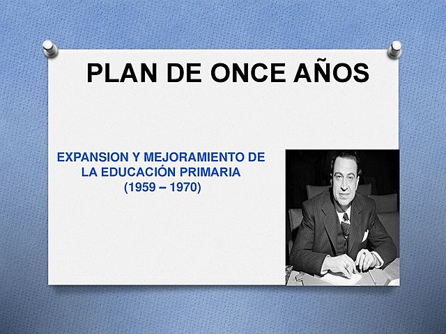 Plan de once años