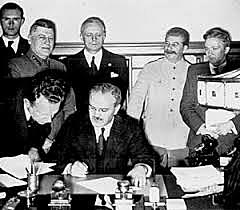 Non-Aggression Pact signed between Germany and USSR