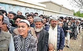 Kabul was taken over by an Afghan tribe in 1818