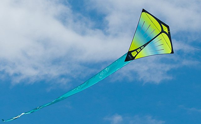 Amir flies a kite with Sohrab, and Sohrab smiles