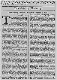 Newspaper-The London Gazette (1640)