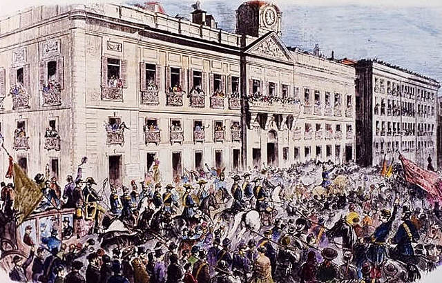 Revolución de 1820 trae el liberalismo a España.