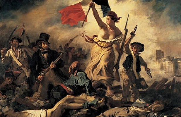 Revolución de 1830. Cuadro de Delacroix