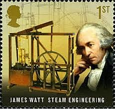 James Watt inventa la máquina de vapor