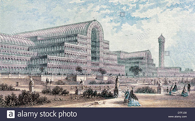 Exposición Universal en el Palacio de Cristal de Paxton