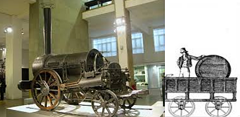 Stephenson diseña la locomotora Rocket