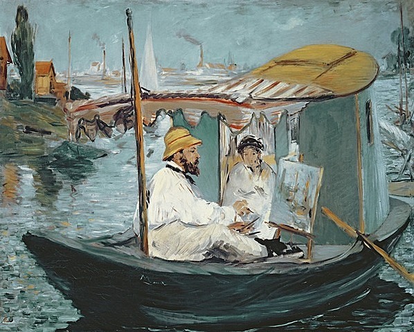 Estudio flotante- Manet