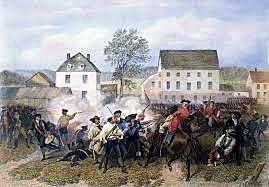 Enfrentamiento en Lexington entre el ejército británico y los insurgentes