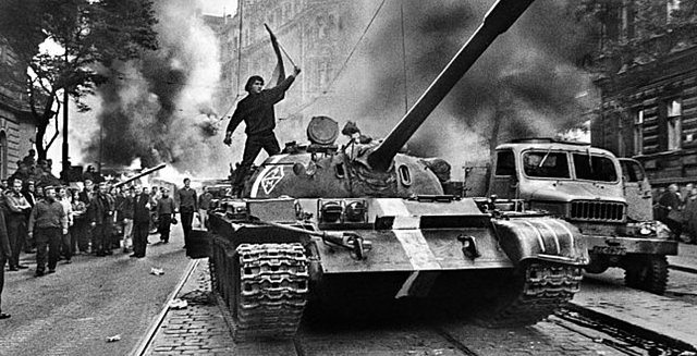 Prague spring ends