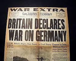 France and England declare war on Germany