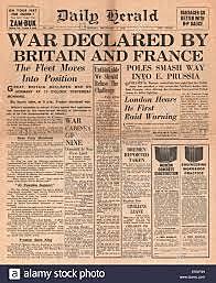 France and England declare war on Germany