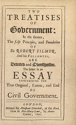 Two Treatises of Government