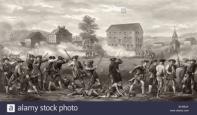 Pasan los disparos en Lexington y Concord que anuncian el comienzo de la Guerra de Independencia