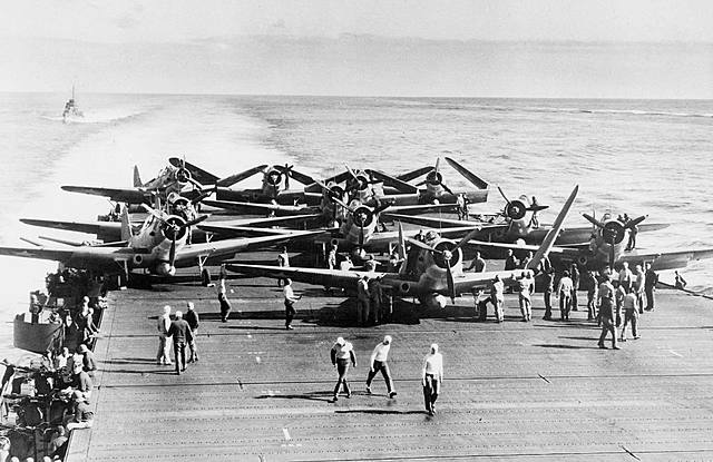 U.S. Navy wins the Battle of Midway