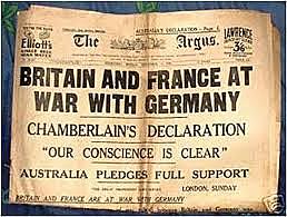 France and England declare war on Germany