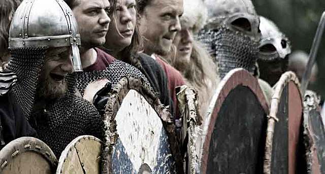 Vikings begin first of the many raids on Anglo-Saxon kingdom