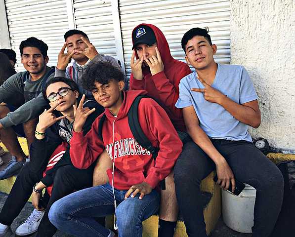 Entrada triunfal a la prepa